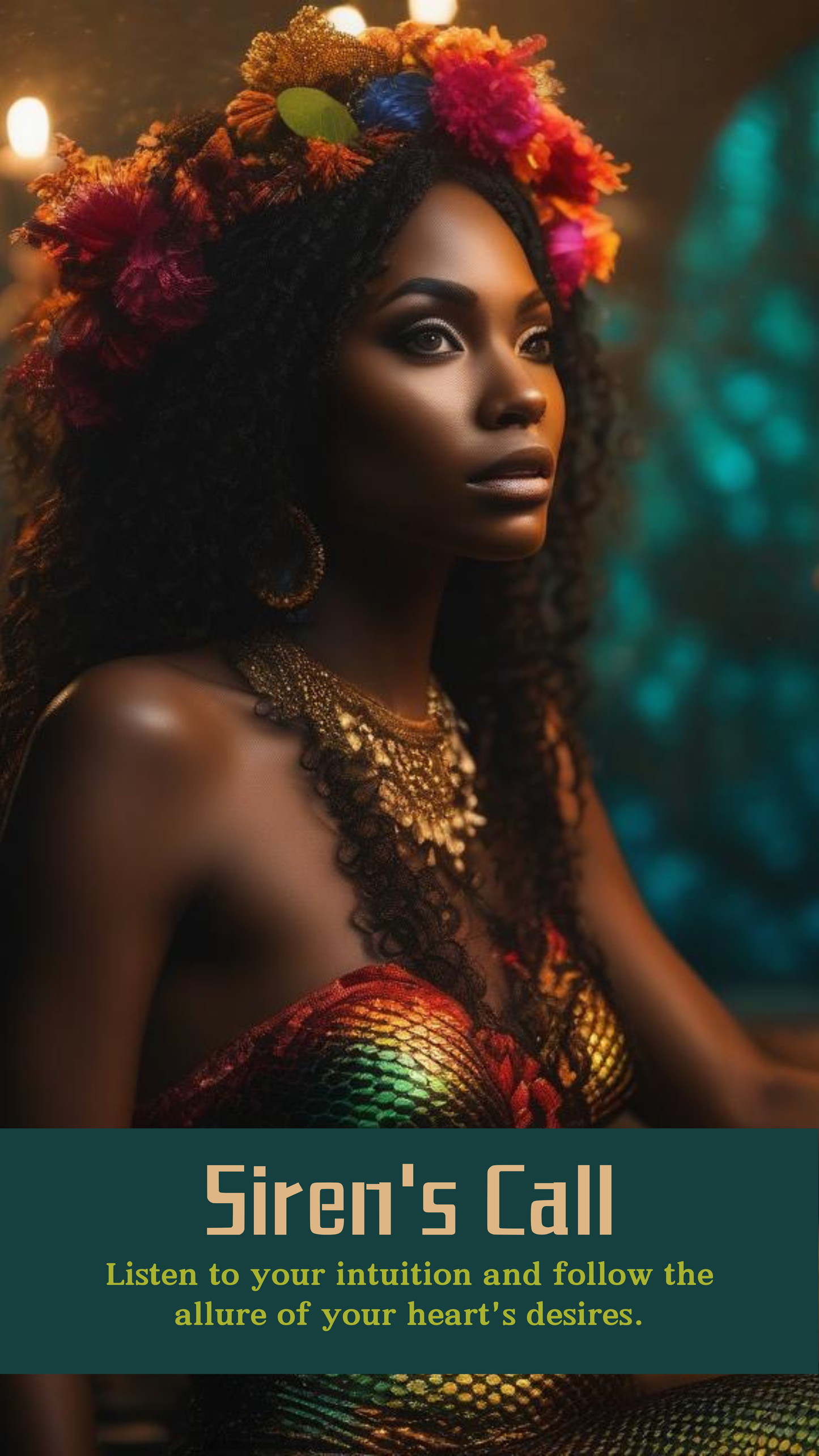 Mermaid Mirrors of Truth Oracle Deck