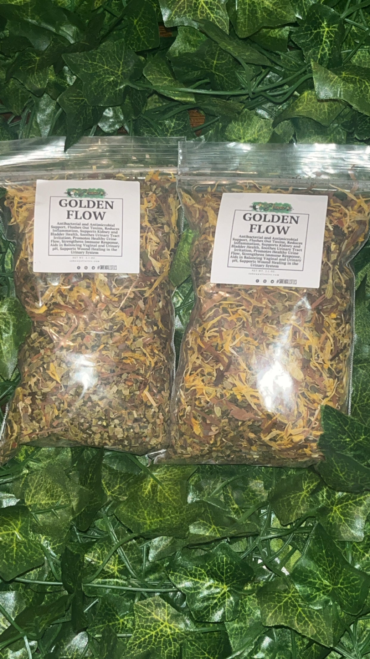 Golden Flow Tea | Supports Urinary Tract Health & Feminine Balance