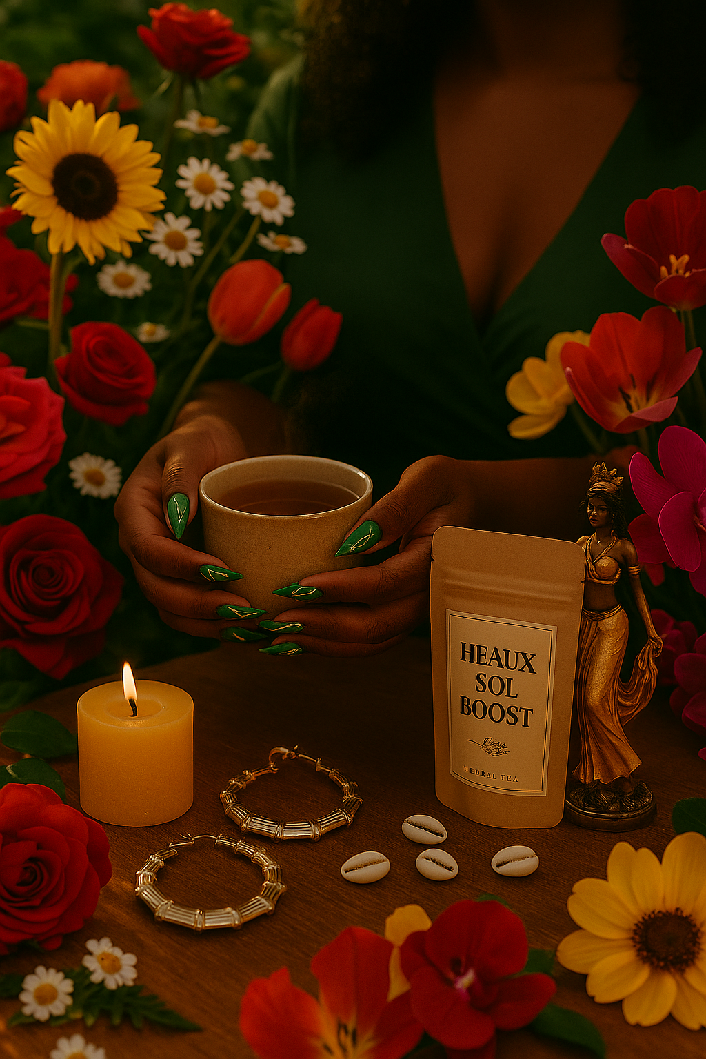 Heaux Sol Boost | Artisan Tea Blend