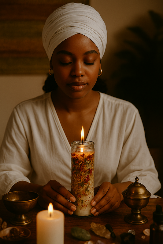 Custom Dressed Candles