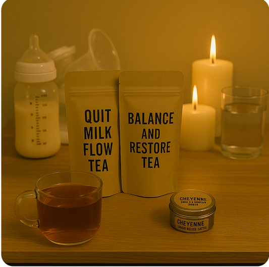 Weaning & Mastitis Relief Bundle - For Stopping Breastfeeding & Milk Flow & Easing Discomfort